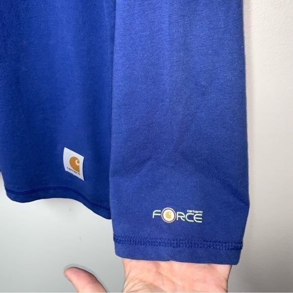 Carhartt Force Komatsu Blue
Lightweight 1/4 Quarter Zip Long
Sleeve Shirt Large - Picture 3 of 10